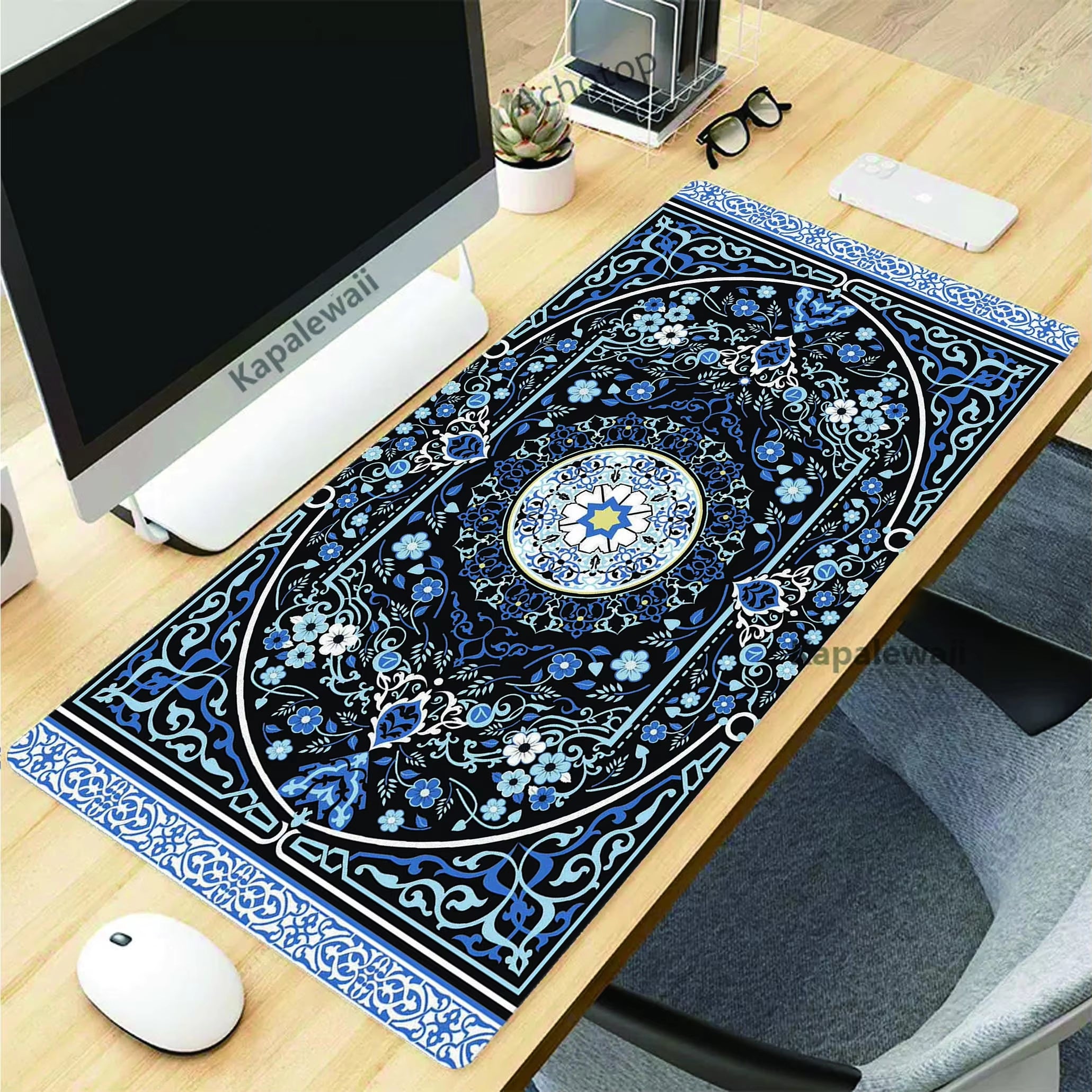 Persian Carpet Mysterious Retro Mouse Pad Pc Gamer Mousepad Rubber Mouse Mat Gaming Speed Keyboard Pads Office Rubber Desk Mat